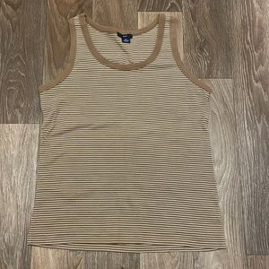 🤠GAP XL brown and white tank top🤠